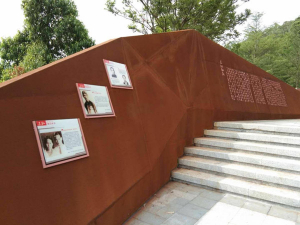 庆阳耐候钢挡土墙
